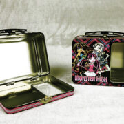 Small Tin Lunch Box with window
