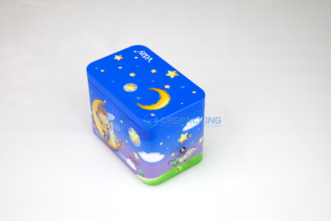 Music Tin Box for Anniversary Birthday Christmas Gifts