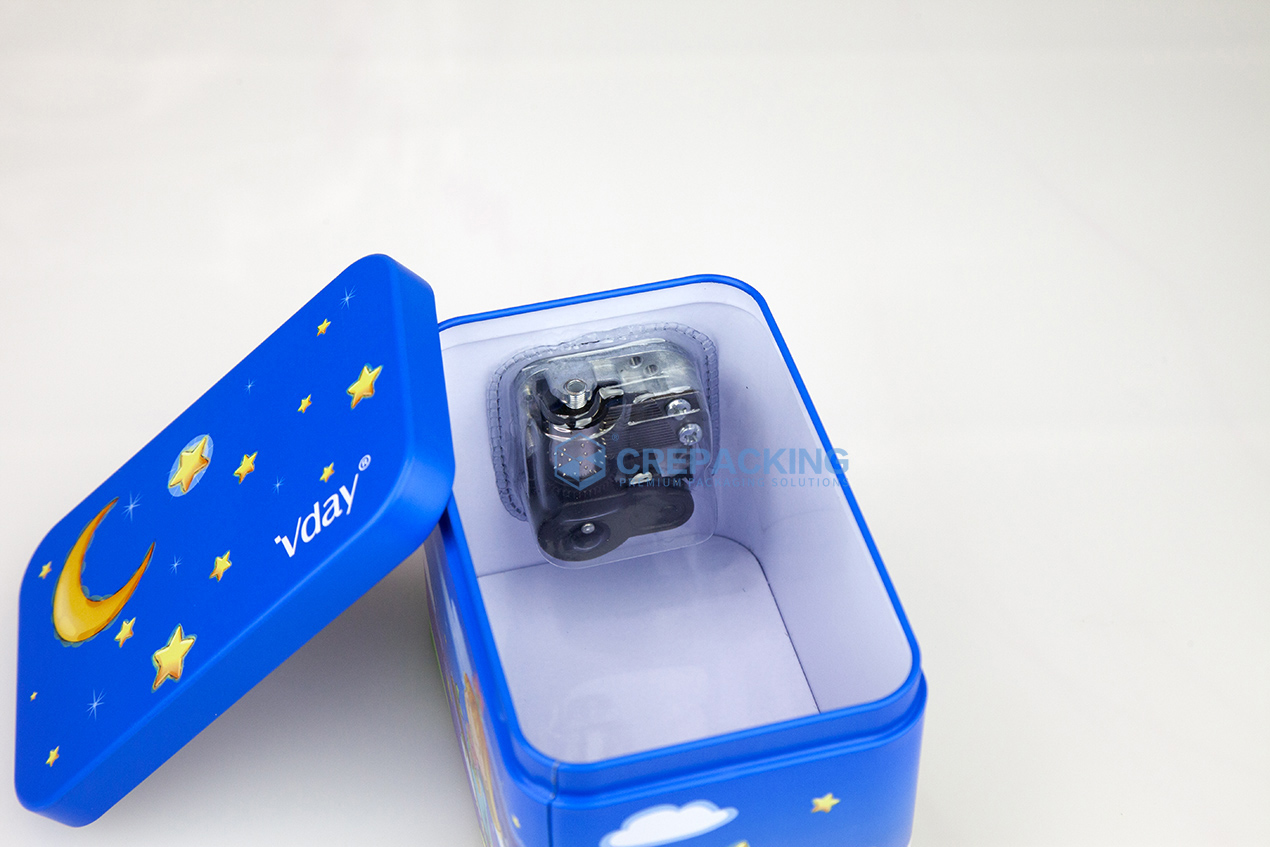 Music Tin Box for Anniversary Birthday Christmas Gifts