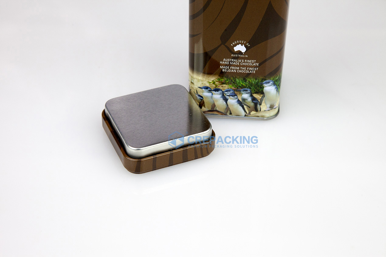 Rectangle Tea Coffee Gift Tin Box