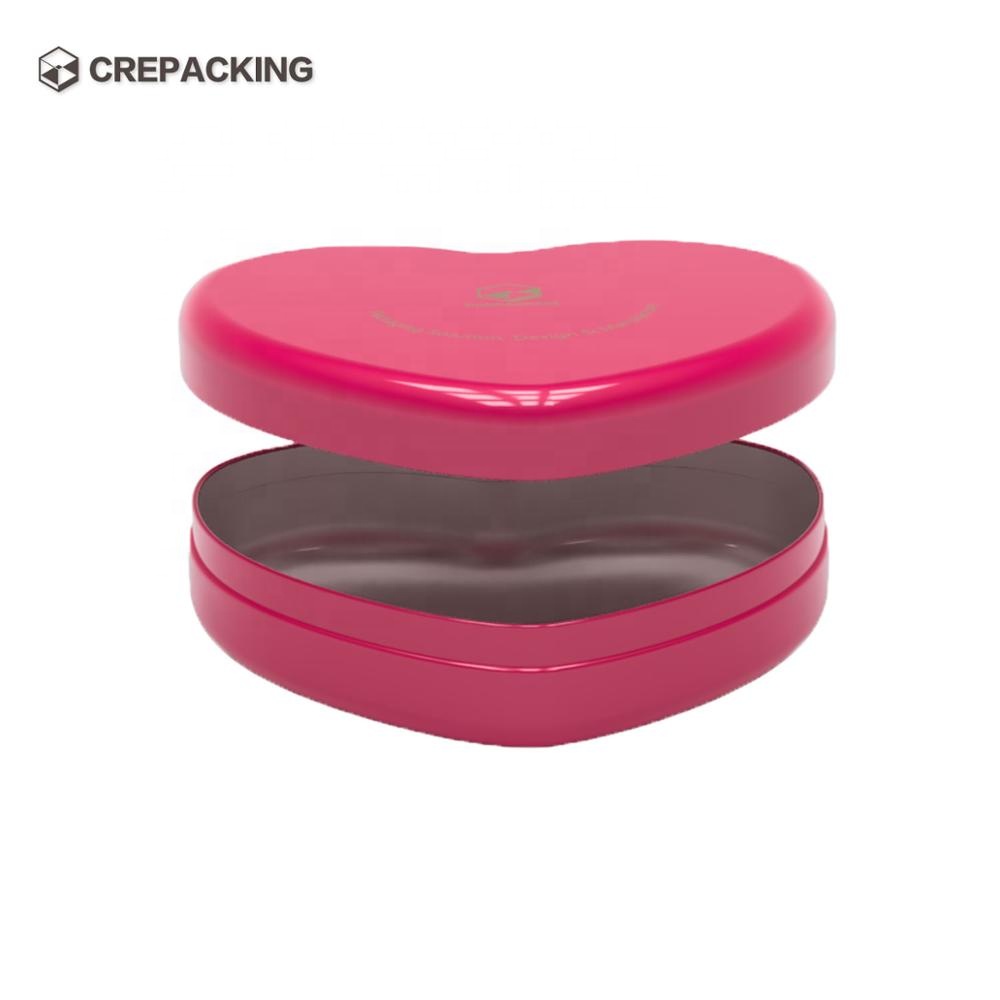 Heart shape Metal Tin Box for Chocolate Candies Gift Packaging