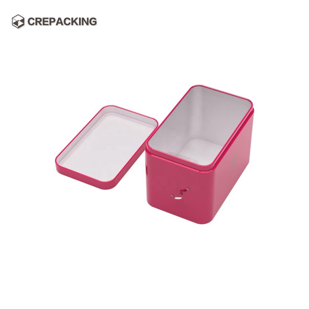 Music Square Tin Box for Children Birthday Gift Packaging