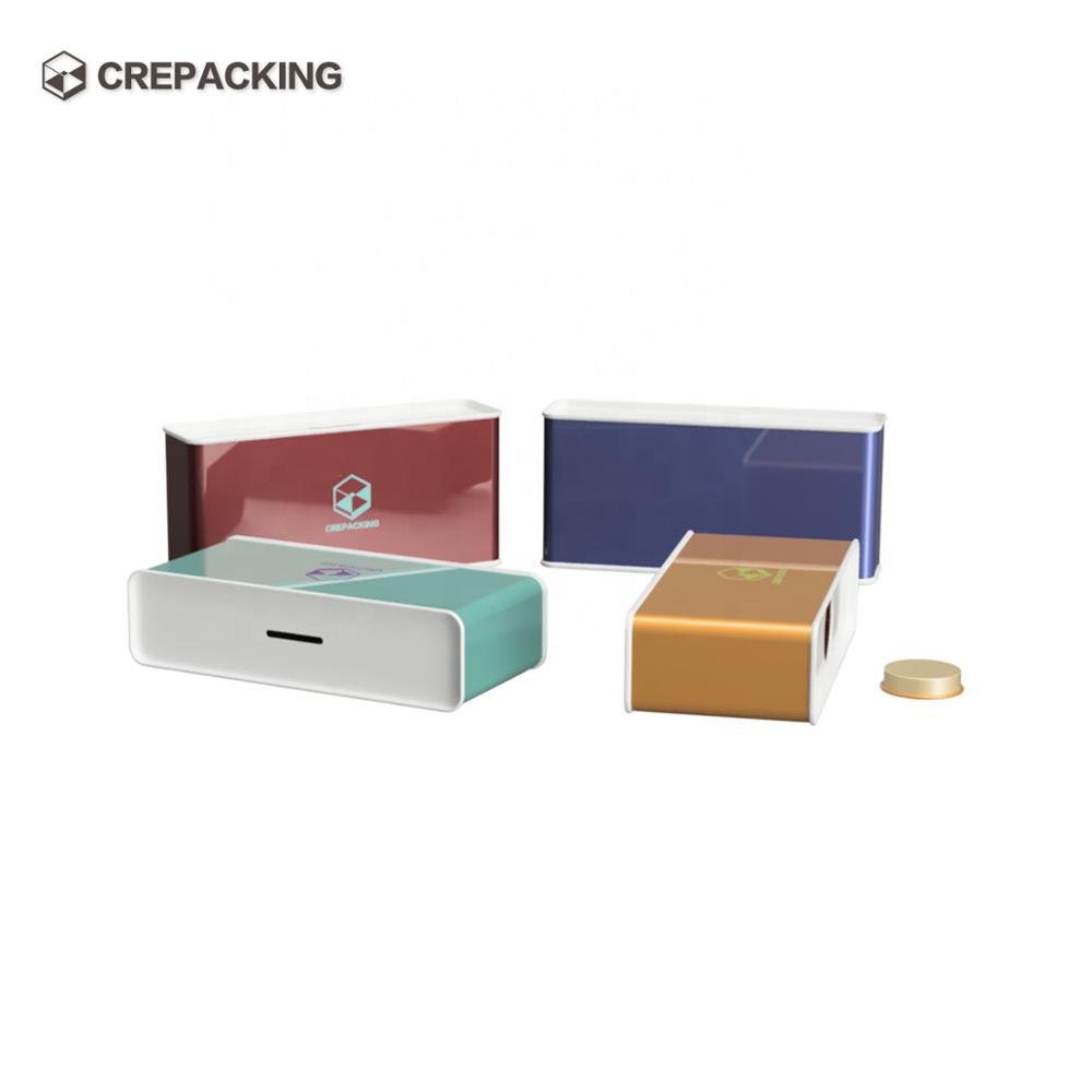 Custom Rectangular Tin Box for Money Saving