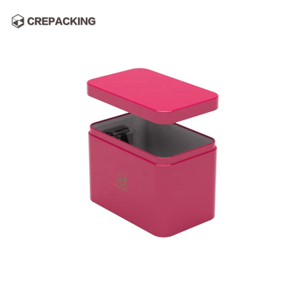 Music Square Tin Box for Children Birthday Gift Packaging