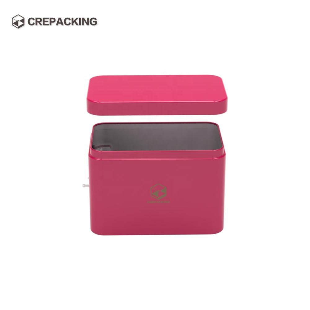 Music Square Tin Box for Children Birthday Gift Packaging