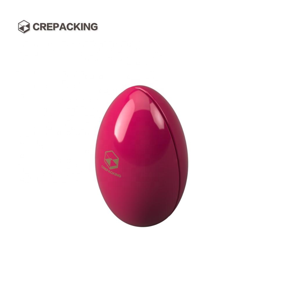 Full-color printed egg tin Easter eggs